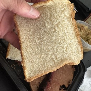Central Texas Bar-B-Q - Even the bread was small & cheap. - Barbeque Near Me - Houston, Texas Central Texas Bar-B-Q - Even the bread was small & cheap. - Barbeque Near Me - Houston, Texas
