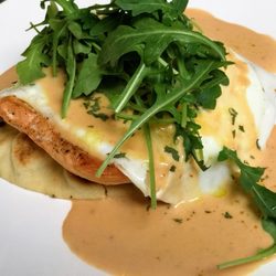 Gustoso Food Truck & Catering - Miso ginger eggs Benedict with a twist