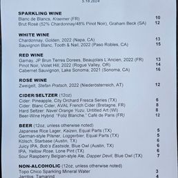 Menu Menu