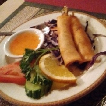 Sukhothai Restaurant - #2 Shrimp spring rolls. $5.50. - Thai Near Me - Nepean, Ontario