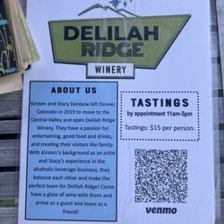 Delilah Ridge Winery - Info