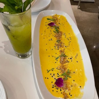 YUCA 105 - Tiradito with pisco maracuya - Cuban Near Me - Miami Beach, Florida YUCA 105 - Tiradito with pisco maracuya - Cuban Near Me - Miami Beach, Florida
