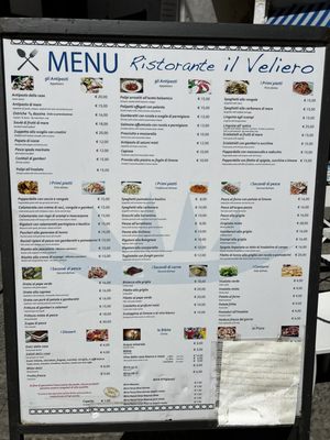 Menu photo 1 Il Veliero Atrani, SA Menu photo 1 Il Veliero Atrani, SA