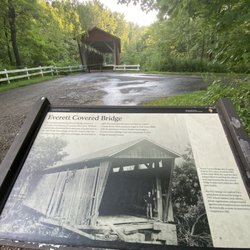 Everett Covered Bridge - Very cool history of the covered bridge