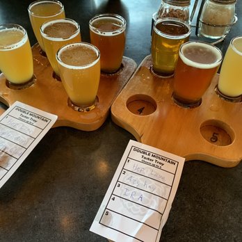 Double Mountain - Flight of IPAs - Breweries Near Me - Hood River, Oregon Double Mountain - Flight of IPAs - Breweries Near Me - Hood River, Oregon