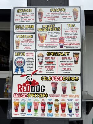 Menu photo 1 Reddog Coffee Sequim, WA Menu photo 1 Reddog Coffee Sequim, WA