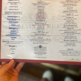 Food menu
