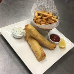 Dellagio's Banquet Hall and Restaurant - Mahi Mahi Fish & Chips- all our food made fresh, from scratch in house. Even our dressings.