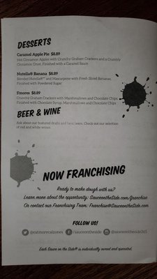 Menu photo 2 Sauce On The Side Ballwin, MO