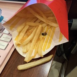 McDonald's - Medium fry with a side of fly