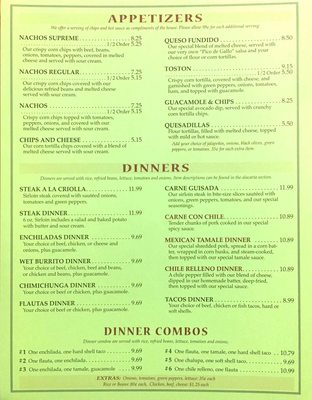 Menu photo 7 Mexican Connexion Restaurant Hastings, MI