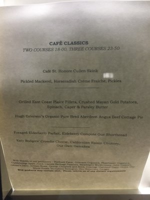Menu photo 2 Café Saint Honoré Edinburgh, EDH Menu photo 2 Café Saint Honoré Edinburgh, EDH