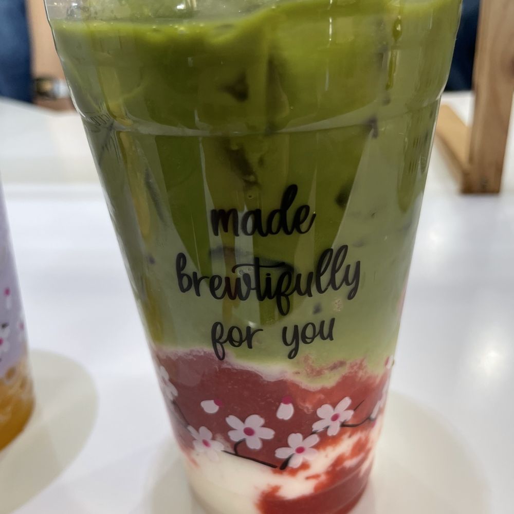 Teacup - Matcha strawberry latte - Coffee & Tea Near Me - Litchfield Park, Arizona