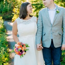 Gown & Glove Bridal Consignment - My wedding dress- bought and completely tailored by Gown and Glove's owner Blanca.