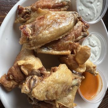 Left Bank Burger Bar - Wings with Buffalo sauce on the side - Burgers Near Me - Jersey City, New Jersey Left Bank Burger Bar - Wings with Buffalo sauce on the side - Burgers Near Me - Jersey City, New Jersey