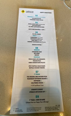 Menu photo 4 California Pizza Kitchen Laguna Niguel, CA