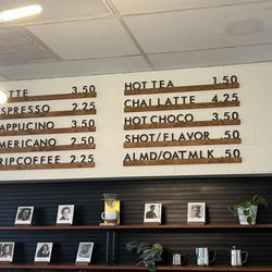Live Oak Cafe - Current menu prices