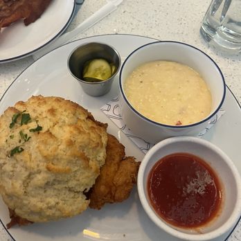 Buttermilk Kitchen - Chicken biscuit and cheese Stone - Ground Grits - Breakfast & Brunch Near Me - Atlanta, Georgia Buttermilk Kitchen - Chicken biscuit and cheese Stone - Ground Grits - Breakfast & Brunch Near Me - Atlanta, Georgia