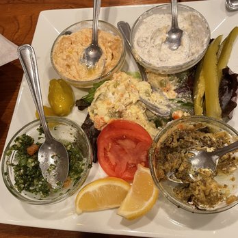Kabob Bazaar - Appetizer Combination Platter - Middle Eastern Near Me - Arlington, Virginia Kabob Bazaar - Appetizer Combination Platter - Middle Eastern Near Me - Arlington, Virginia