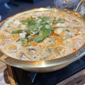 Table Thai - Tom Kha Soup rich, and creamy with coconut flavor and plenty of chicken - Thai Near Me - Las Vegas, Nevada Table Thai - Tom Kha Soup rich, and creamy with coconut flavor and plenty of chicken - Thai Near Me - Las Vegas, Nevada