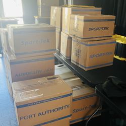 Shipment of custom apparel!