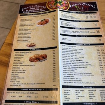 Franco’s Pizzeria  - Pizza Near Me - Hayes, Virginia
