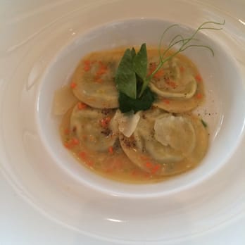 Michael Mina - Spinach & cheese ravioli, so delicate - New American Near Me - Las Vegas, Nevada