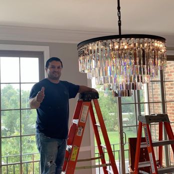MRG Electric - Installing a Dining Light in Ashburn VA. - Electricians Near Me - Manassas, Virginia