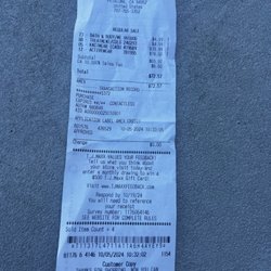 TJ Maxx - Receipt