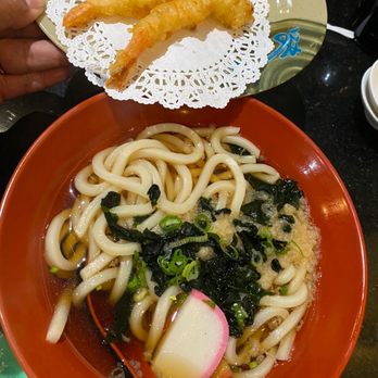 Sushiya - Tempura Udon comes with two shrimp tempura - Sushi Bars Near Me - Chula Vista, California