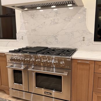 360 Counters - Range backsplash detail. Designer backsplash. - Countertop Installation Near Me - Vancouver, Washington