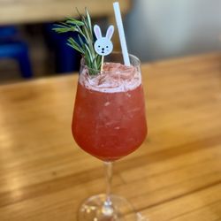 Golden Age Beer Company - Aunt Clara's Bunny Suit - Gin, cranberry-orange shrub, passion fruit, lemon, sparkling rosé