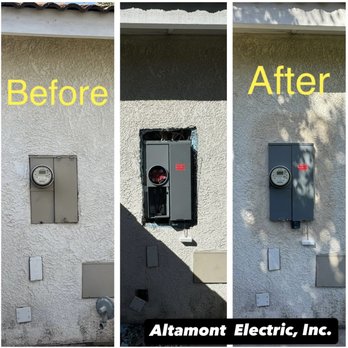 Altamont Electric - Panel upgrade with stucco repair! - Electricians Near Me - Tracy, California Altamont Electric - Panel upgrade with stucco repair! - Electricians Near Me - Tracy, California