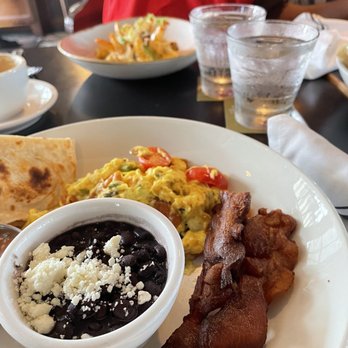 Backstreet Cafe - Migas plate - New American Near Me - Houston, Texas Backstreet Cafe - Migas plate - New American Near Me - Houston, Texas