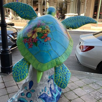The Strand Historic District - Turtle art - Local Flavor Near Me - Galveston, Texas