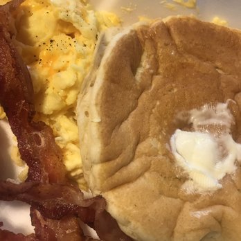 Big Apple Pancake House - Togo order: Pancakes, bacon, eggs w/ cheese - Breakfast & Brunch Near Me - Chicago Heights, Illinois Big Apple Pancake House - Togo order: Pancakes, bacon, eggs w/ cheese - Breakfast & Brunch Near Me - Chicago Heights, Illinois