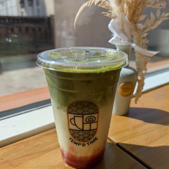 Temp & Time - Strawberry matcha - Desserts Near Me - Menlo Park, California Temp & Time - Strawberry matcha - Desserts Near Me - Menlo Park, California