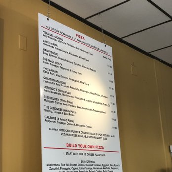 Fabiani's - Menu - Italian Near Me - Kihei, Hawaii