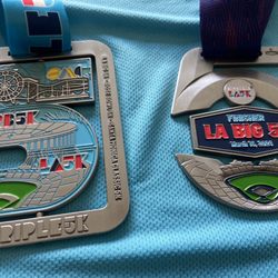 LA Big 5K - Triple 5k challenge medal & 2024 Big 5k medal.