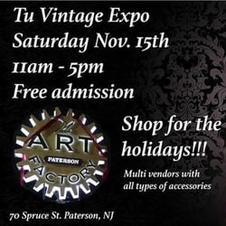Tú Vintage Expo - Looking for unique holiday goodies then come join us at Tú Vintage Expo, Saturday, November 15, 2014 from 11-5pm.