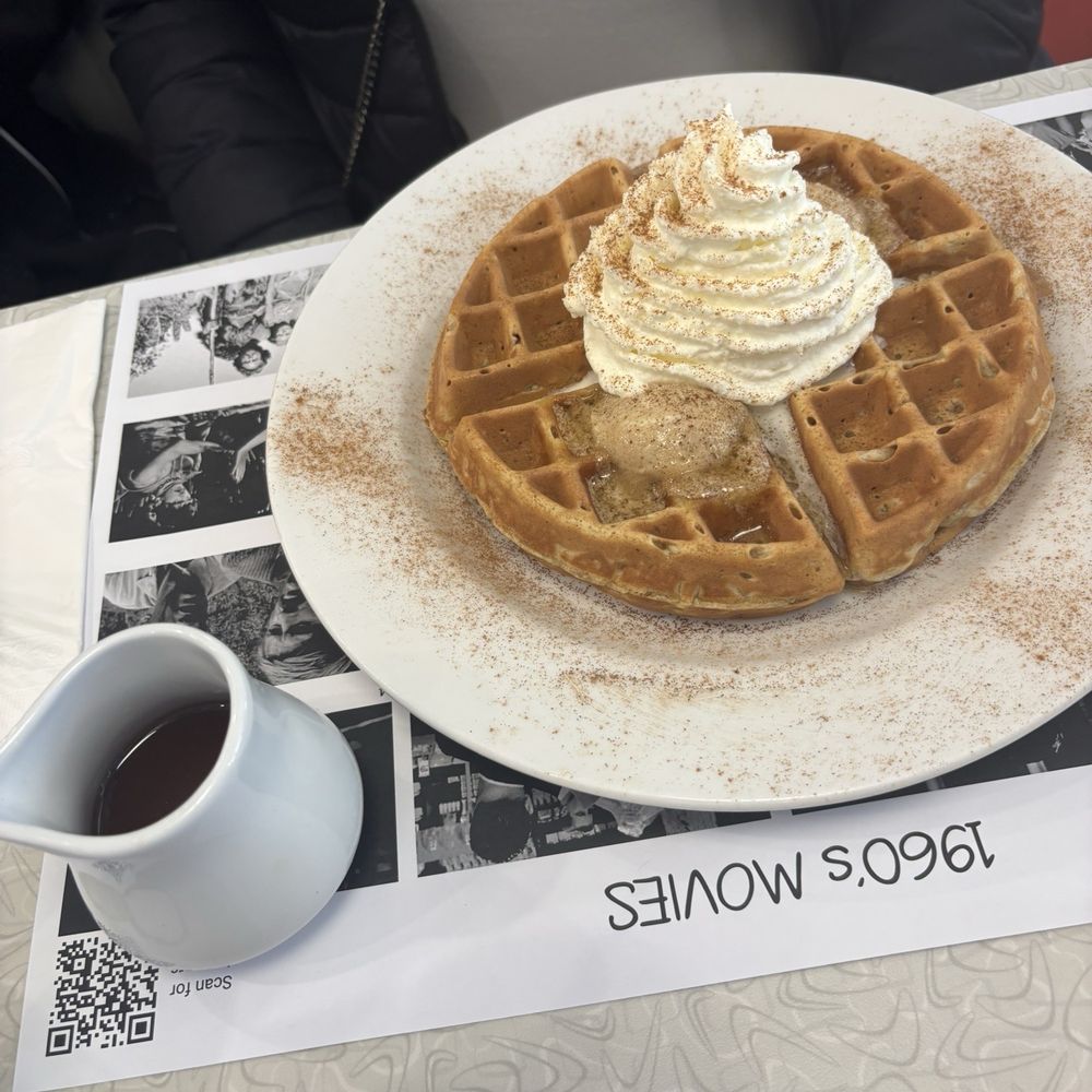 The Sixties Diner - Sweet potato waffle - Diners Near Me - Norwood, Massachusetts The Sixties Diner - Sweet potato waffle - Diners Near Me - Norwood, Massachusetts