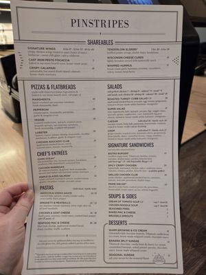 Menu photo 5 Pinstripes San Mateo, CA