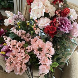 Michaels - All the beautiful artificial flowers I got today!