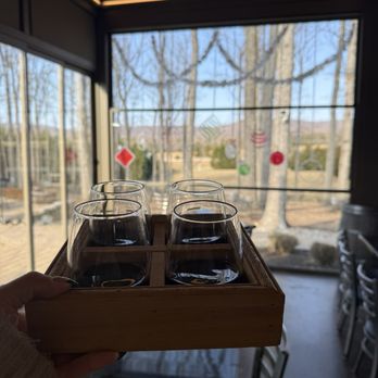 Keswick Vineyards - Red wine flight - Wineries Near Me - Keswick, Virginia Keswick Vineyards - Red wine flight - Wineries Near Me - Keswick, Virginia