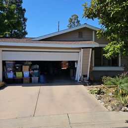 Car collided with side of modular home