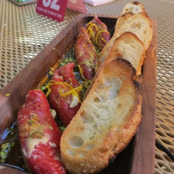 Sunflower Caffe - Goat Cheese Filled Piquillo Peppers ($7) - Coffee & Tea Near Me - Sonoma, California