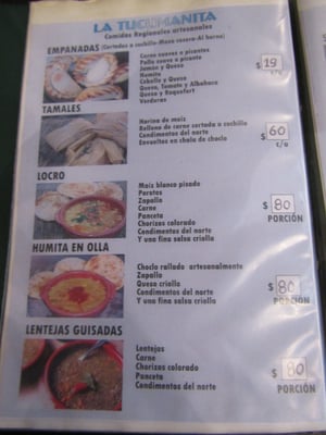 Menu photo 3 La Tucumanita Buenos Aires, C