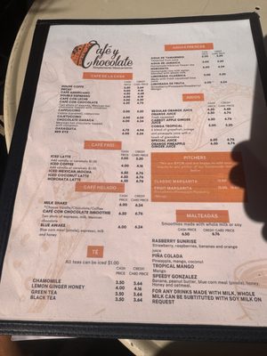 Menu photo 1 Café y Chocolate Philadelphia, PA Menu photo 1 Café y Chocolate Philadelphia, PA
