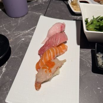 Sushi Blissba - Signature course menu first nigiri serving - Japanese Near Me - Cypress, California