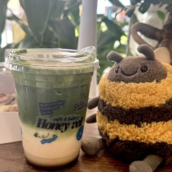 Honey Veil - Salted brown maple matcha latte with whipped honey. - Food Trucks Near Me